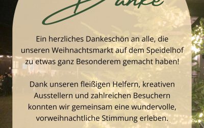 Weihnachtsmarkt 2025 – DANKE